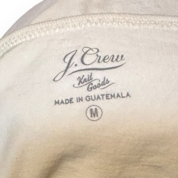 J. Crew Broken-In Jersey 'West Side Tennis League' T-Shirt Size Medium Ivory Tee - Picture 6 of 7
